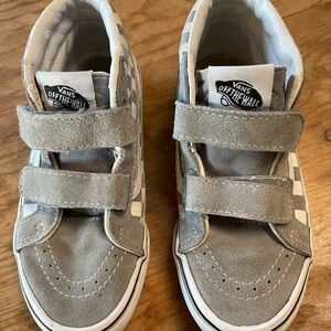 Vans Kids Gray High-Top Shoes